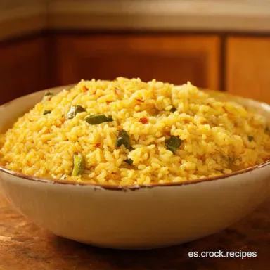 Cenas Ideas Arroz Caldoso con Verduras de la Abuela Tarjeta de receta