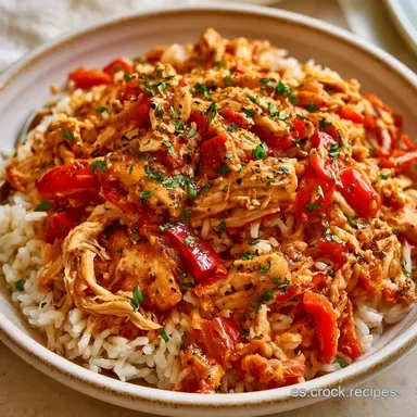 Receta de Arroz con Pollo para 4 Tarjeta de receta