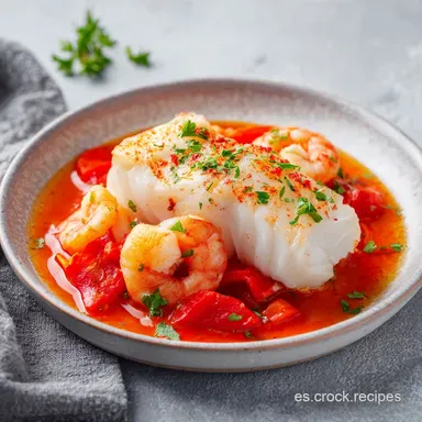 Bacalao con Gambas: Para 4 Personas Tarjeta de receta