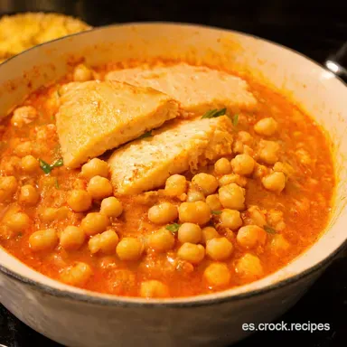 Bacalao con Garbanzos Receta de Abuela F&aacute;cil y Deliciosa Tarjeta de receta