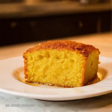 Bizcocho de Pl&aacute;tano con Dulce Receta F&aacute;cil y Deliciosa Tarjeta de receta