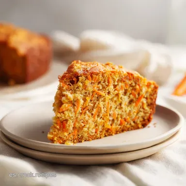 Bizcocho de Zanahoria y Avena con Miel Tarjeta de receta