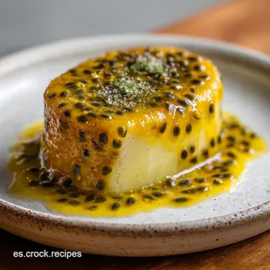 Bizcocho De Maracuya Glaseado para 10 Raciones Tarjeta de receta