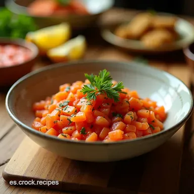 Bowl de Salm&oacute;n Delicioso Saludable y Mediterr&aacute;neo Tarjeta de receta