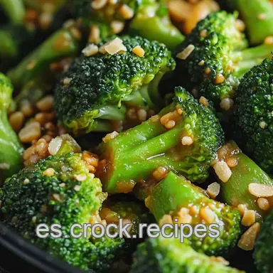 Br&oacute;coli al Ajillo con Almendras: &iexcl;Mis Recetas Favoritas! Tarjeta de receta