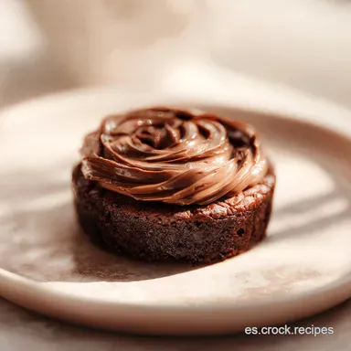 Brownie de Nutella Jugoso para 16 Raciones Tarjeta de receta