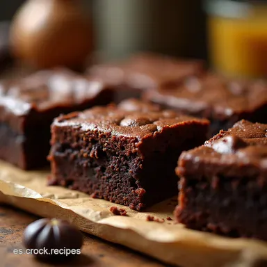 Brownies Momia Receta Fudgy para Halloween Los Mejores Tarjeta de receta