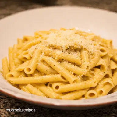LA MEJOR RECETA DE PASTA Cacio e Pepe Aut&eacute;ntica y Cremosa Tarjeta de receta