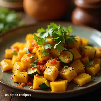 Ensalada de Calabaza y Elote Asado con Aderezo Chipotle Tarjeta de receta