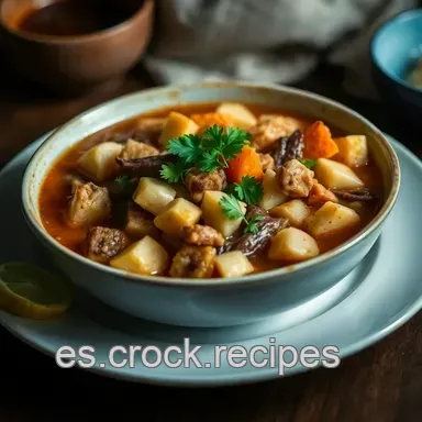 Caldo Mixe Receta: Un Abrazo Oaxaque&ntilde;o en tu Plato Tarjeta de receta