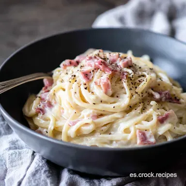Ideas Cenas Rapidas: &iexcl;Mi Carbonara en 15 Minutos! Tarjeta de receta