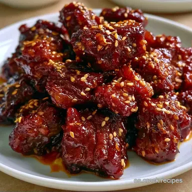 Carne de Fuego Coreana para 4 Personas Tarjeta de receta