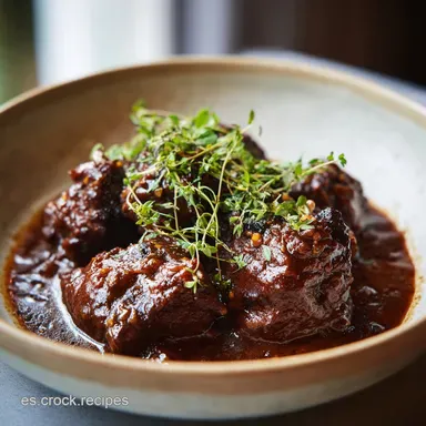 Carrillada en Salsa Receta de la Abuela (4 Raciones) Tarjeta de receta