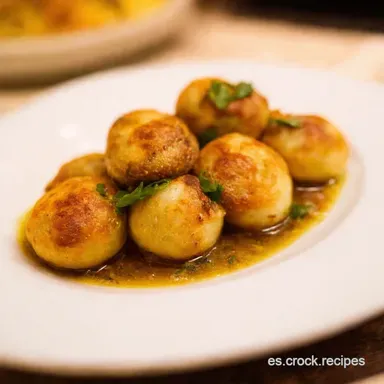 Champi&ntilde;ones al Ajillo Tapas F&aacute;ciles con Sabor Espa&ntilde;ol Tarjeta de receta