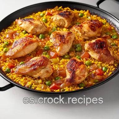 Ideas de Cenas: Chicken Paella, &iexcl;Sabor a Valencia en Casa! Tarjeta de receta