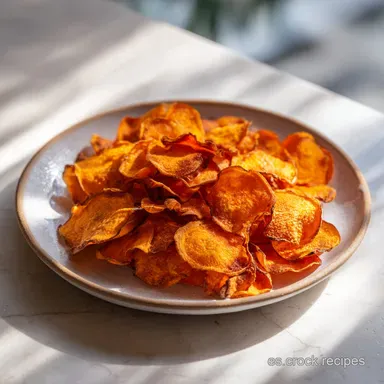 Chips de Boniato Crujientes: Receta Saludable en 35 Minutos Tarjeta de receta