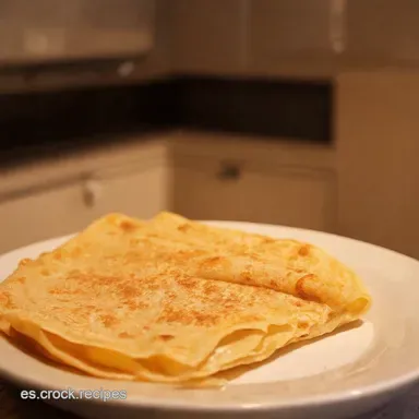 Recetas de Crepes Caseras F&aacute;ciles y Deliciosas Tarjeta de receta