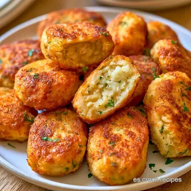 Croquetas De Pollo Crujientes Tarjeta de receta