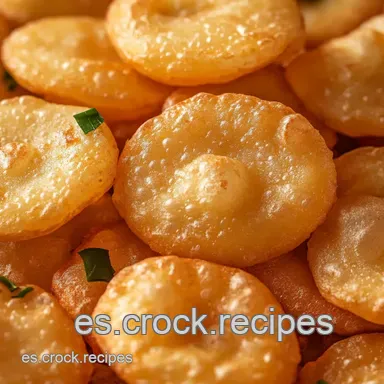 Puris Crujientes para Pani Puri: &iexcl;Receta Casera F&aacute;cil! Tarjeta de receta