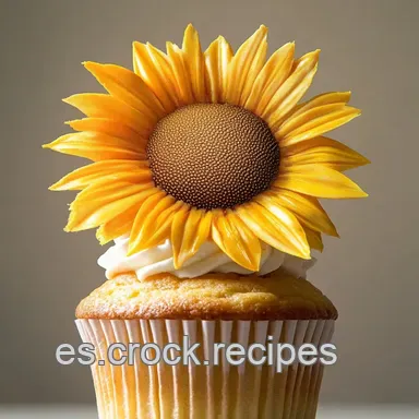 Cupcakes Mediterr&aacute;neos: &iexcl;Un Dulce Bocado de Sol! Tarjeta de receta