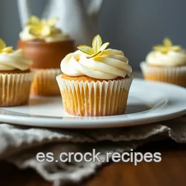 Cupcakes de Vainilla: El Secreto de la Abuela | Receta F&aacute;cil Tarjeta de receta