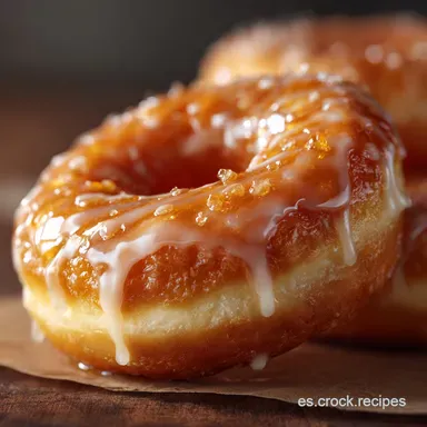 Donuts: El Secreto de Chef para una Masa Esponjosa y Glaseada Tarjeta de receta