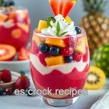 &iexcl;Batido de Frutas Tropical! Sabor Caribe&ntilde;o en Casa Tarjeta de receta
