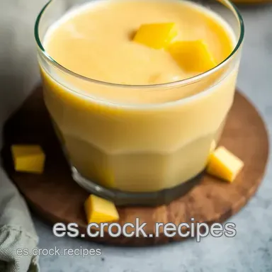 Smoothie Energizante: &iexcl;Un Desayuno Tropical Lleno de Sol! Tarjeta de receta