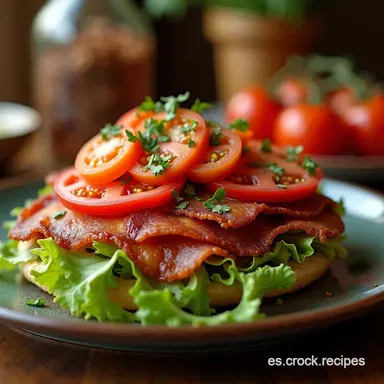 La Ensalada BLT Definitiva Con Aderezo de Tomate Asado Tarjeta de receta