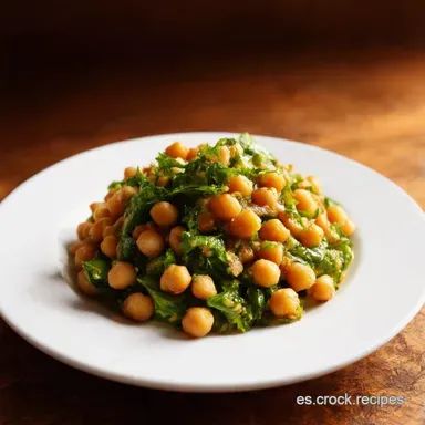 Ensalada de Garbanzos Espa&ntilde;ola Mi Secreto Refrescante Tarjeta de receta