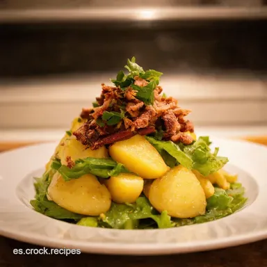 Ensalada de Patata Cremosa El Toque Ib&eacute;rico Secreto Tarjeta de receta