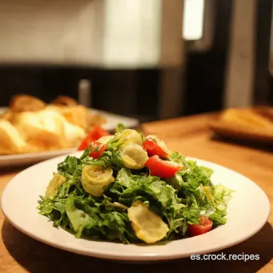 Cenas Sencillas en 20 Ensalada Mediterr&aacute;nea Deliciosa Tarjeta de receta