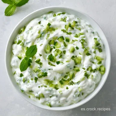 Ensalada Turca de Pepino y Yogur para 2 Tarjeta de receta