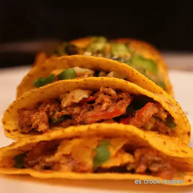 Fajitas TexMex Un Fest&iacute;n de Sabores Casero Tarjeta de receta