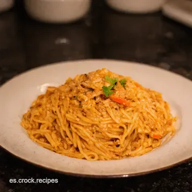 Este Fideo es S&uacute;per Cremoso Listo en 30 Minutos Tarjeta de receta