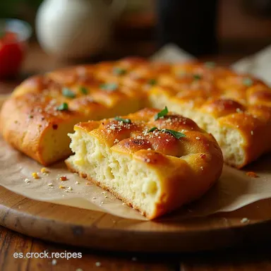 Focaccia Italiana Casera Receta Esponjosa y Crujiente Tarjeta de receta