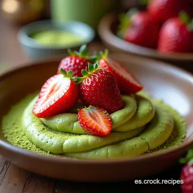 Fresas con Matcha El Postre Viral strawberrymatcha matcha fyp en 2025 Tarjeta de receta