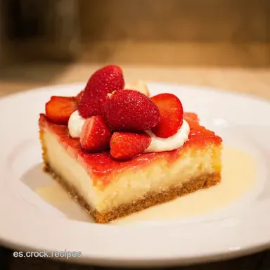 POSTRE DE FRESA SENCILLA Y Fresas con Nata Cremosa de la Abuela Tarjeta de receta