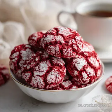 Galleta Craquelada de Chocolate y Red Velvet en 27 Minutos Tarjeta de receta