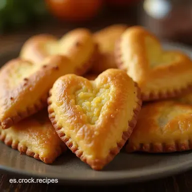 Receta Cl&aacute;sica Galletas con Forma de Coraz&oacute;n Perfectas Tarjeta de receta