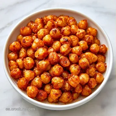 Garbanzos Al Horno Crocantes en 40 Min Tarjeta de receta