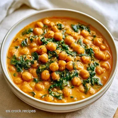 Garbanzos Con Acelgas Para 4 Personas Tarjeta de receta