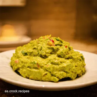 Guacamole Receta Facil El Aut&eacute;ntico Sabor Casero Tarjeta de receta