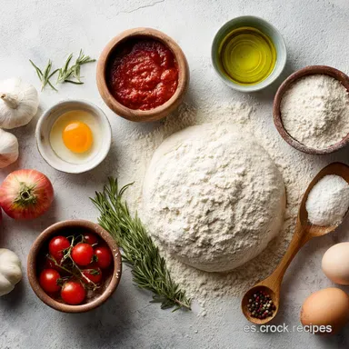 Ingredientes Para Pizza: Gu&iacute;a de Preparaci&oacute;n con Levadura Tarjeta de receta