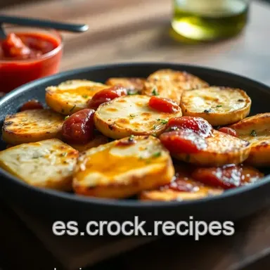 Halloumi a la Parrilla: &iexcl;Con Provoleta y Salsa Criolla! Tarjeta de receta