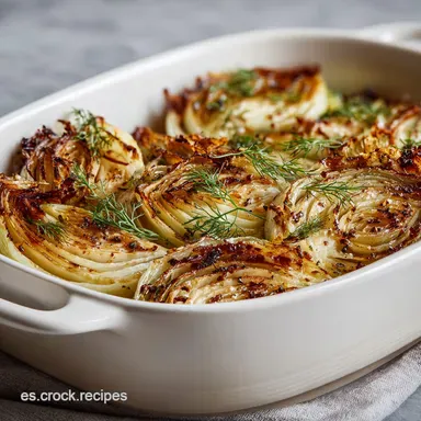 Receta de Hinojo Asado al Horno: Crispy Baked with Lemon Tarjeta de receta