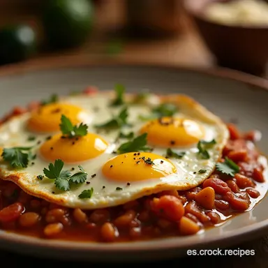 Huevo a la Mexicana con Chilorio El Desayuno Picante y F&aacute;cil Tarjeta de receta