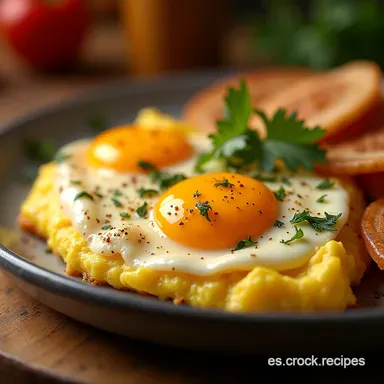 Huevos en Freidora de Aire 3 Estilos Infalibles Sin Complicaciones Tarjeta de receta