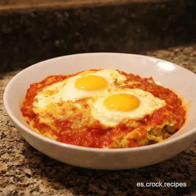 Recetas Huevos Rancheros Un Desayuno Mexicano Aut&eacute;ntico Tarjeta de receta