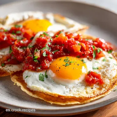 Huevos Rancheros Tradici&oacute;n en 35 Min Tarjeta de receta